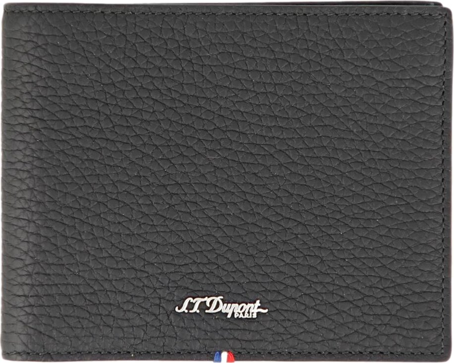 Dupont 180202 BLACK GRAINED NEO CAPSULE 6-CARD WALLET