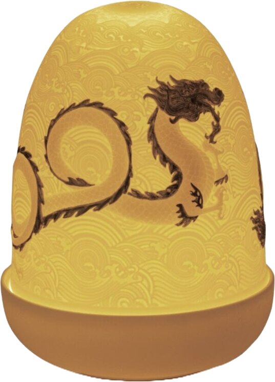 Lladro 1023970 Dragons Dome Table Lamp