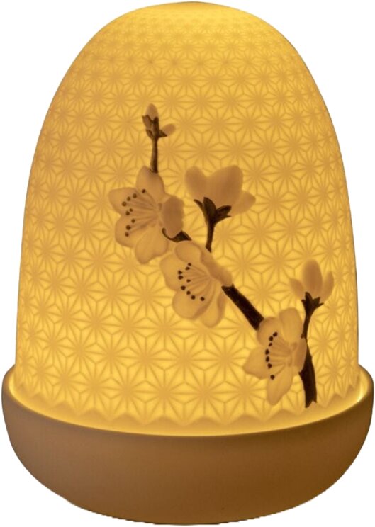 Lladro 1023989 Cherry blossoms Dome Table Lamp