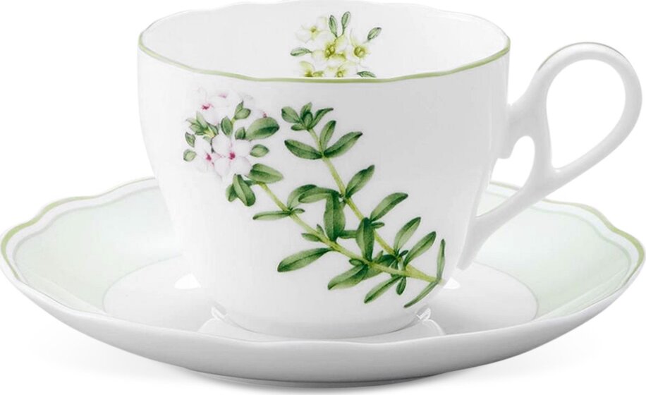 Noritake English herbs Çay fincanları və nəlbəkilər