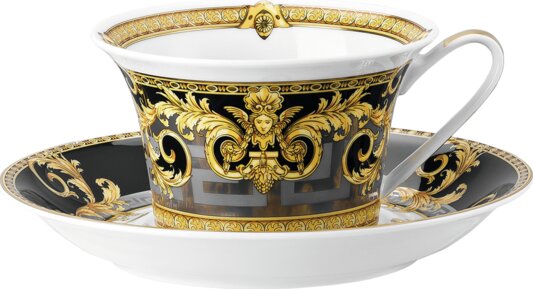 Versace Prestige gala Tea cups and saucers