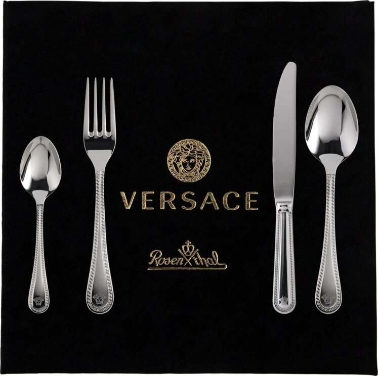 Versace 69178-130955-75081 Çəngəl-bıçaq dəsti