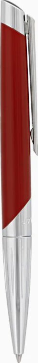 Dupont 405739 SILVER AND MATT RED BALLPOINT PEN