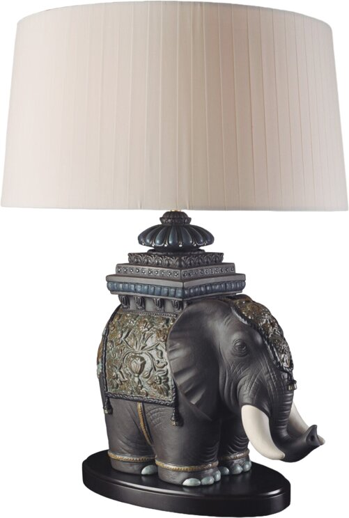 Lladro 1023088 Siamese Elephant Table Lamp (CE)