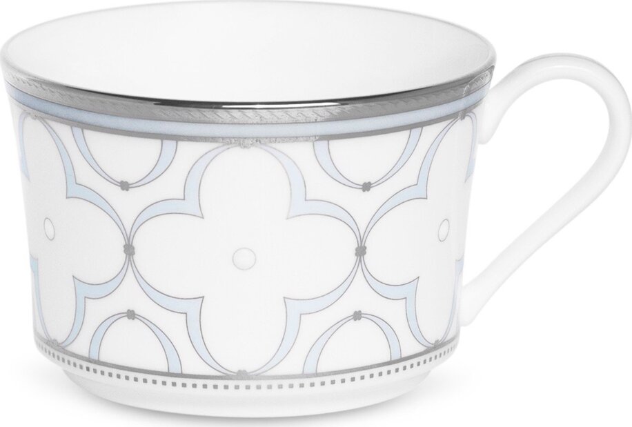 Noritake Trefolio platinum Tea cups and saucers